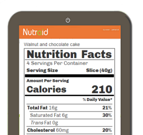 Nutrition Label Template Excel from www.nutraid.com